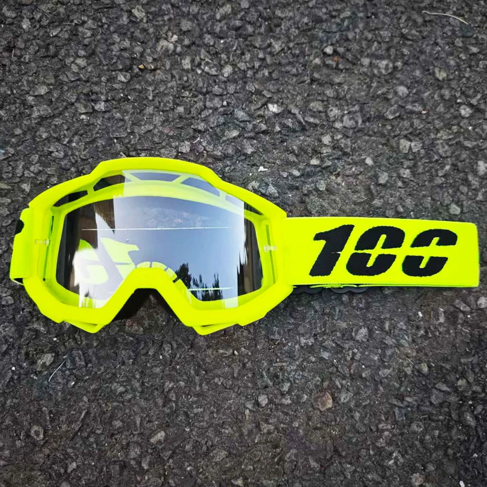Durable Motocross Racing Glasses Windproof Dustproof Sandproof Motorcycle Goggles for MTB Cycling Riding