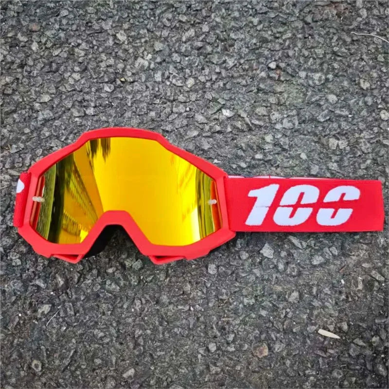 Durable Motocross Racing Glasses Windproof Dustproof Sandproof Motorcycle Goggles for MTB Cycling Riding