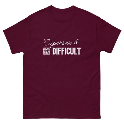Expensive & Difficult (Dark Shirt Collection)